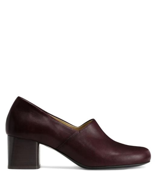 Lemaire Brown 55Mm Anatomic Block-Heel Pumps