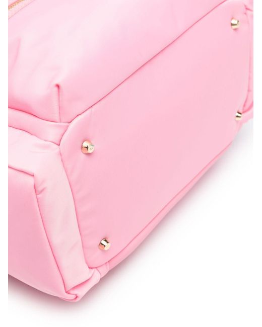 Chiara Ferragni Pink Logo-lettering Backpack