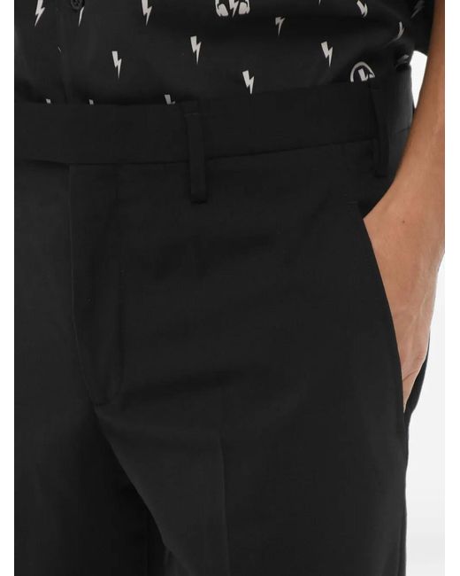 Neil Barrett Black Pantalon À Zips for men