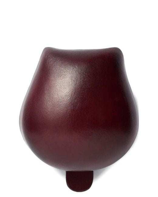 Lemaire Red X Carlos Peñafiel Castanet Leather Purse