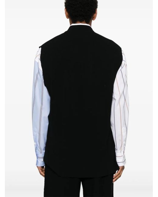 Homme Plissé Issey Miyake Black Cotton Vest for men