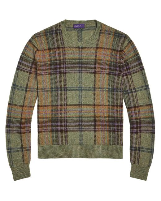Ralph Lauren Karierter Pullover in Green für Herren