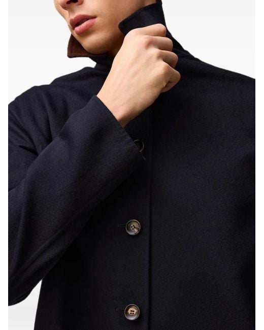 RETORI Brown Reversible Virgin-Wool Overshirt for men