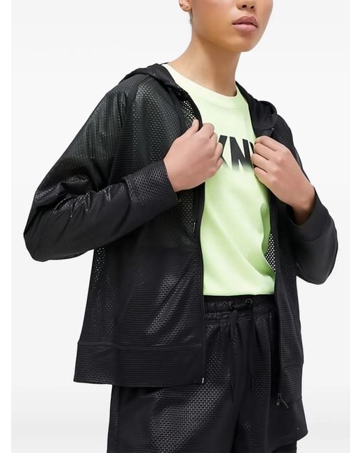 DKNY Black Zip-Up Hoodie