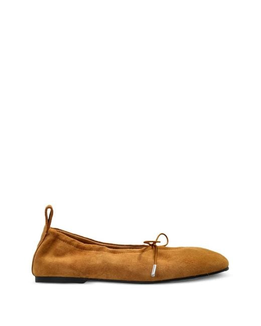 Alohas Natural Rosalind Suede Ballet Flats
