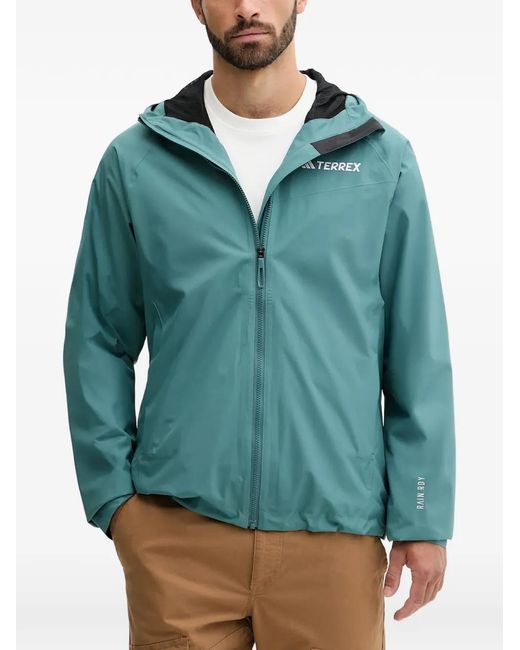 Chaqueta de chándal Terrex con cremallera Adidas de hombre de color Green