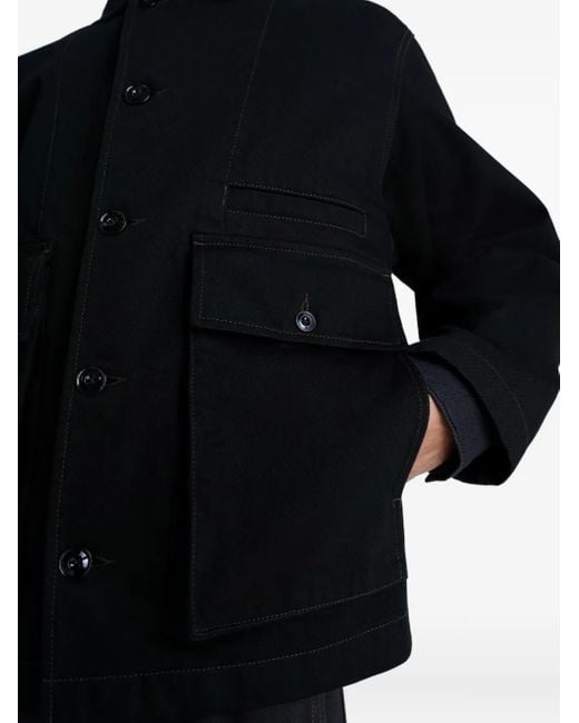 Giacca Denim Boxy di Lemaire in Black