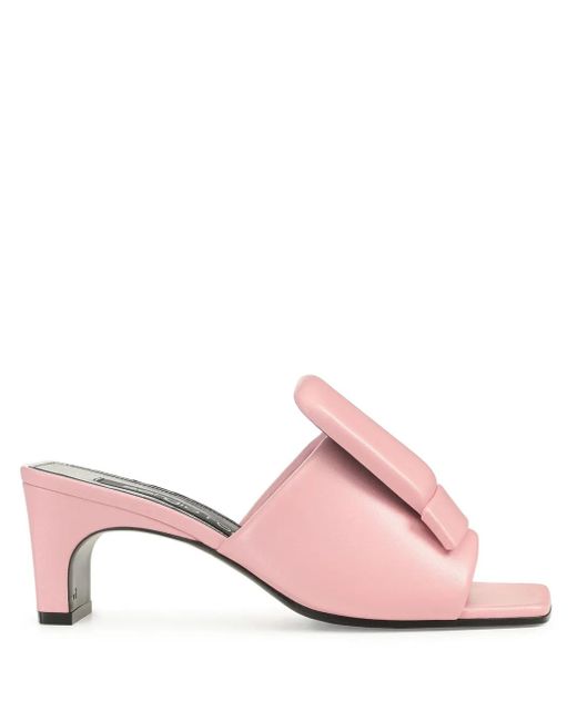 Sergio Rossi Pink Sr1 Leather Heeled Sandals