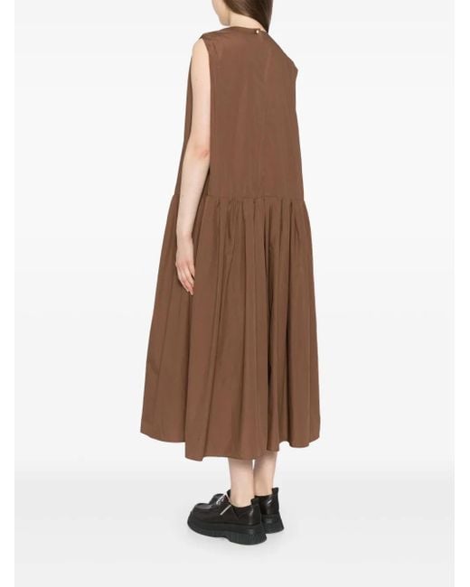 JNBY Brown Ärmelloses A-Linien-Kleid