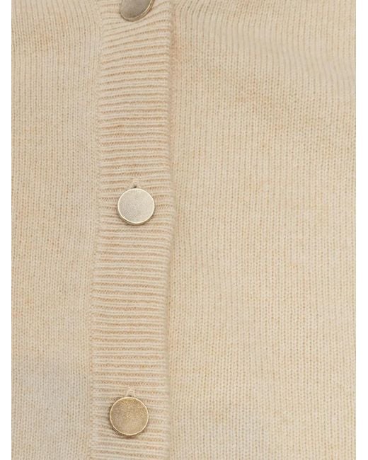 Paul Smith Natural V-Neck Cardigan