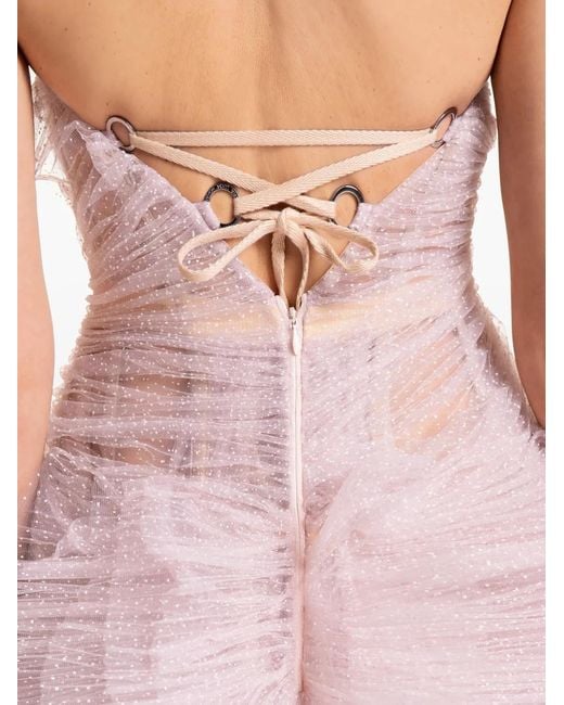 Maria Lucia Hohan Pink Darclee Asymmetric Dress