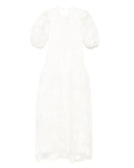 CECILIE BAHNSEN White Lola Dress