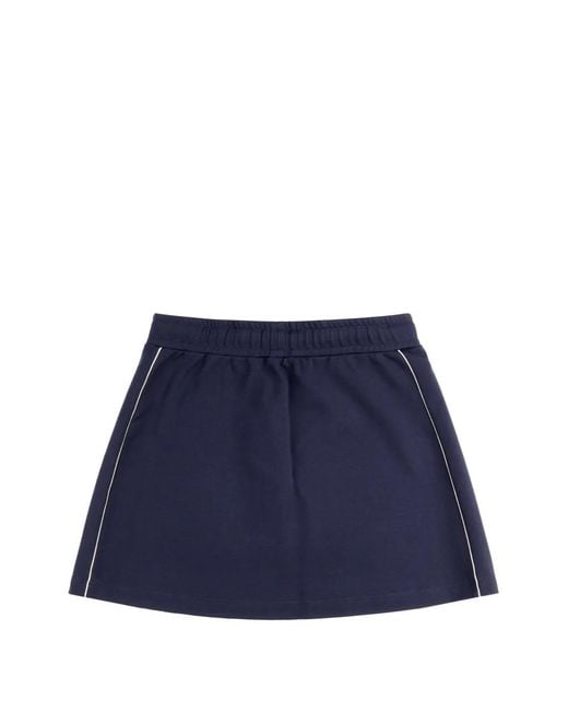 Hogan Mini-Rok Van Stretch Jersey in het Blue