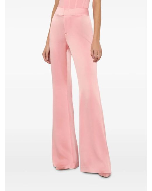 Pantalon Deanna À Coupe Évasée Alice + Olivia en coloris Pink