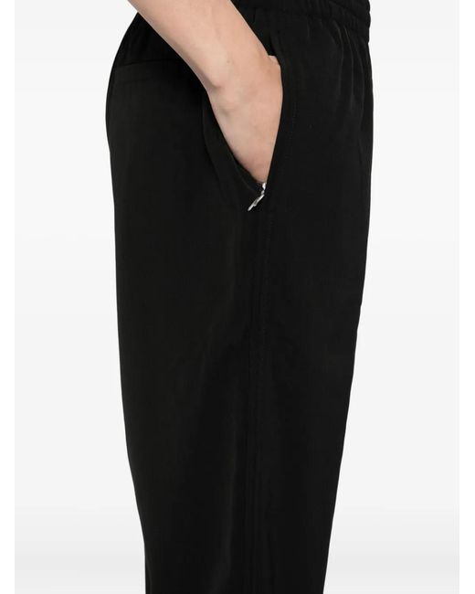Represent Black Piped Track Pants for men