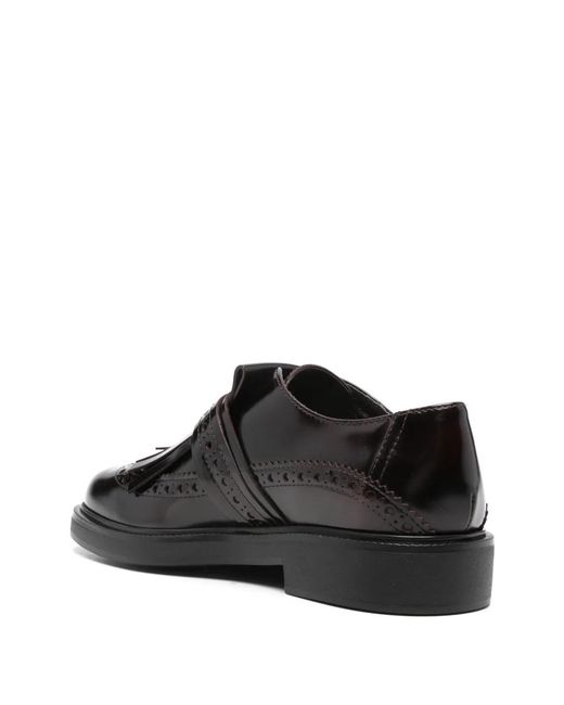 Tod's Black Monk-Strap Brogues