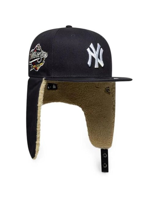 KTZ Black Logo-Embroidered Ear-Flap Cap