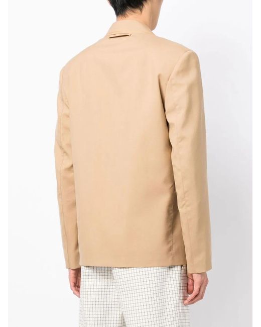 Marni Natural Single-Breasted Blazer for men
