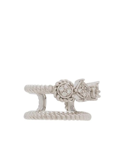 Dolce & Gabbana ダイヤモンド イヤーカフ 18kホワイトゴールド White
