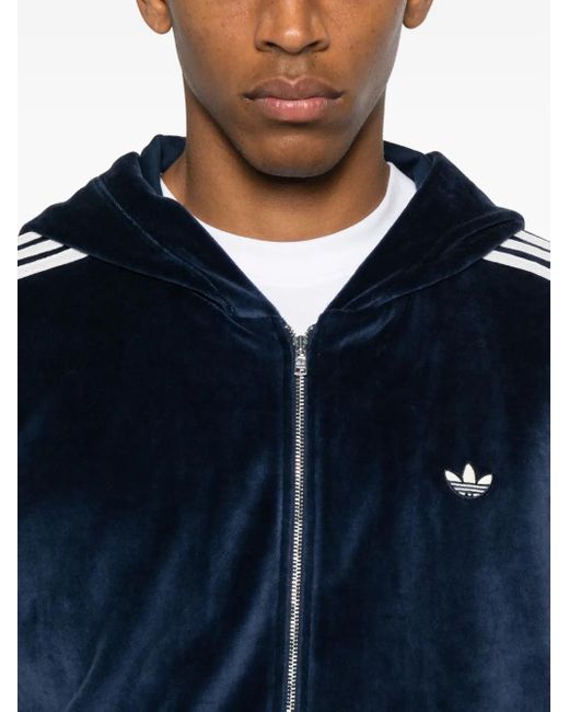 Adidas Blue X Wales Bonner Zip-Up Sweater