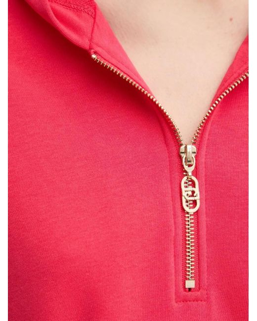 Liu Jo Hoodie Met Rits in het Red