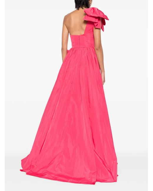 Vestido de fiesta corto con lazos Elie Saab de color Pink