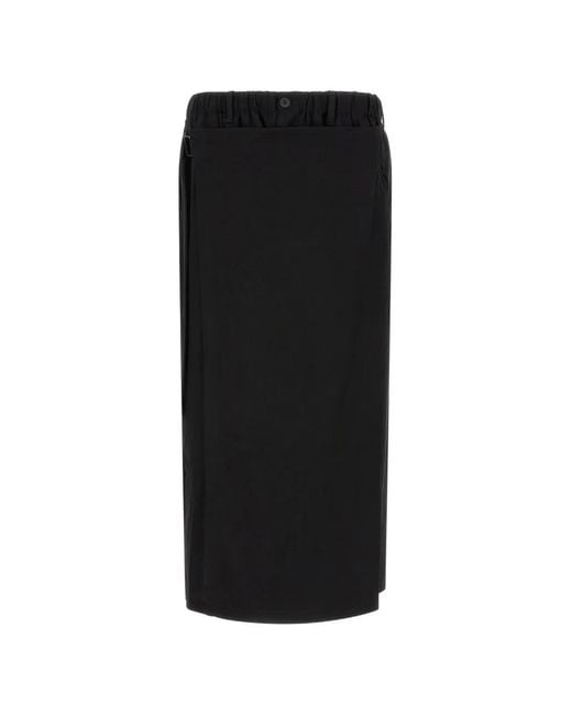 Yohji Yamamoto Black Ta Tuxedo Wrap Trousers for men