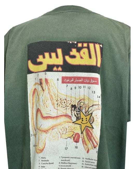 メンズ SAINT Mxxxxxx X Cactus Plant Flea Market グラフィック Tシャツ Green