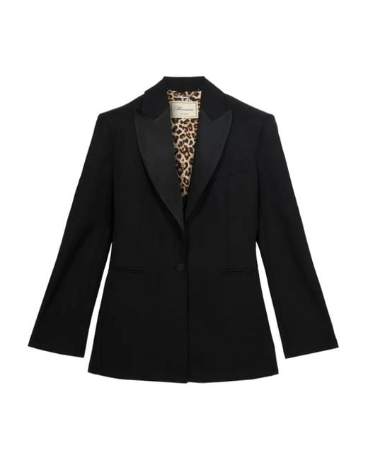 Blumarine Black Single-Breasted Blazer