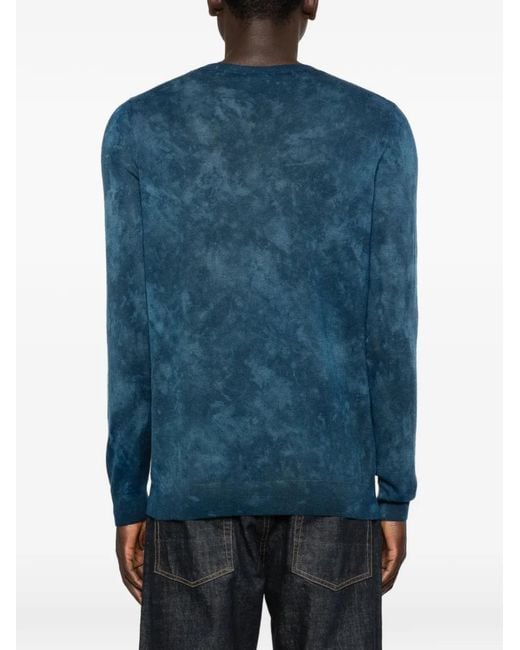 Avant Toi Blue Crew-Neck Sweater for men