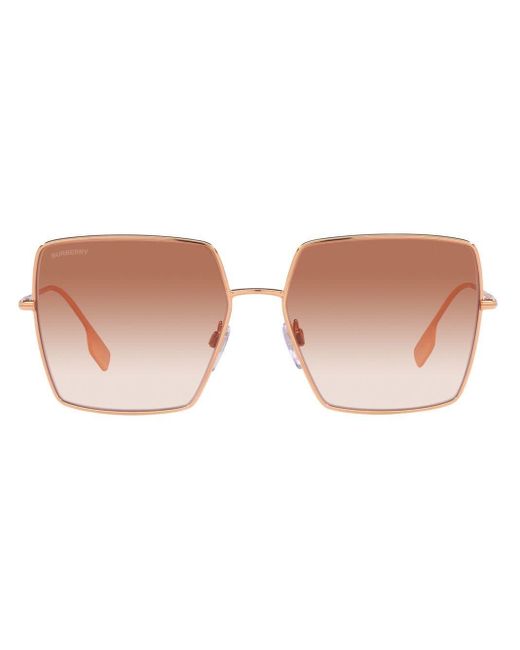 Burberry Brown Daphne Square-frame Sunglasses