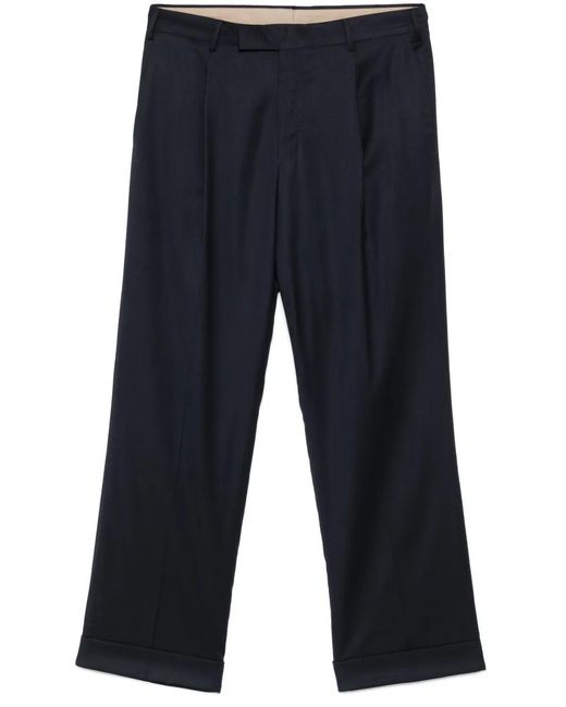 PT Torino Blue Edge Trousers for men