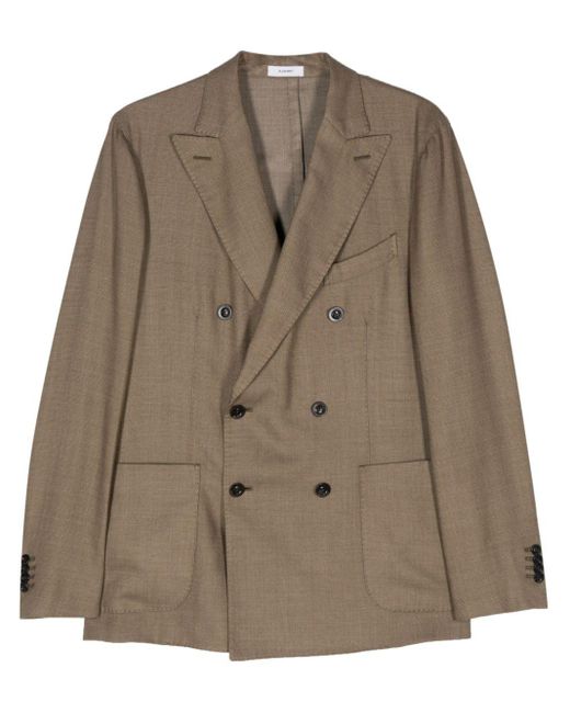 Boglioli K-jacket Blazer Met Enkele Rij Knopen in het Brown voor heren