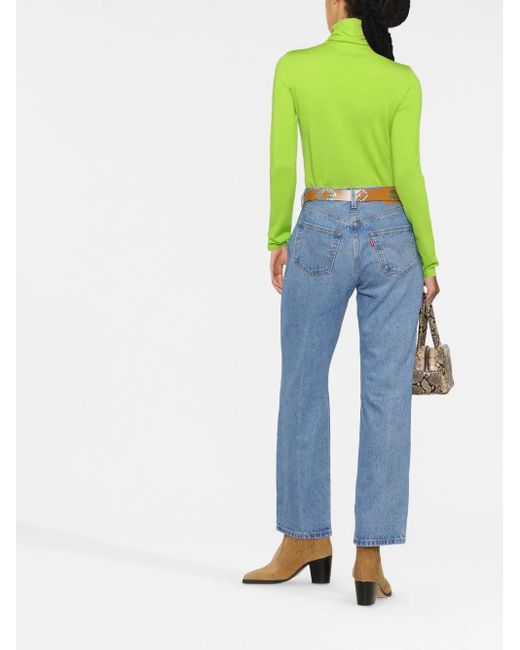 Levi's Straight Jeans in het Blue