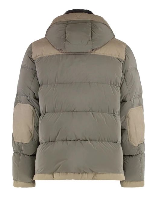 Moorer Gray Biagio-Os1 Hooded Padded Jacket for men