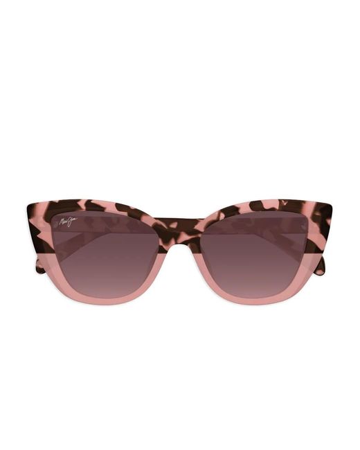 Maui Jim Pink Blossom Tortoiseshell Cat-Eye Sunglasses