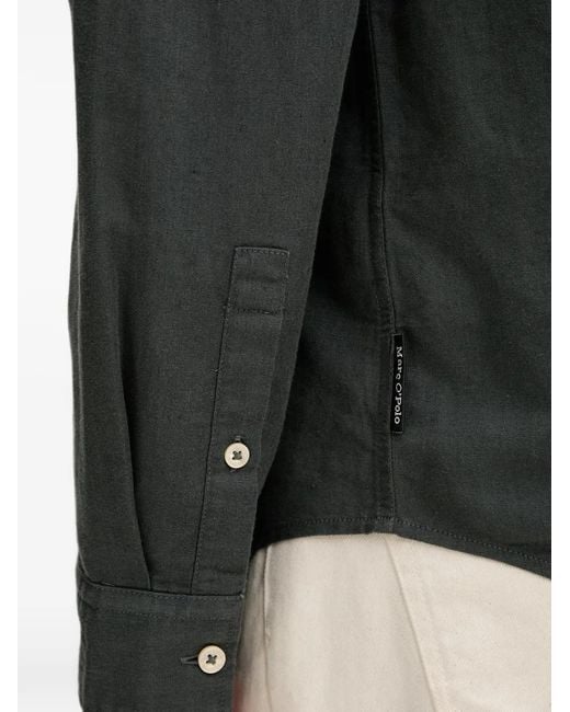 Marc O' Polo Gray Button-Down Pocket Shirt for men