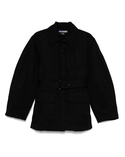 Jacquemus Black Raglan-Sleeve Jacket