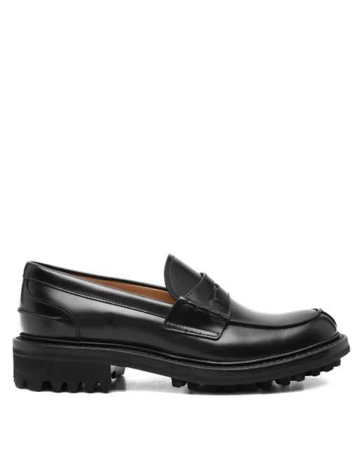Church's Black Mc Fie Leather Loafers