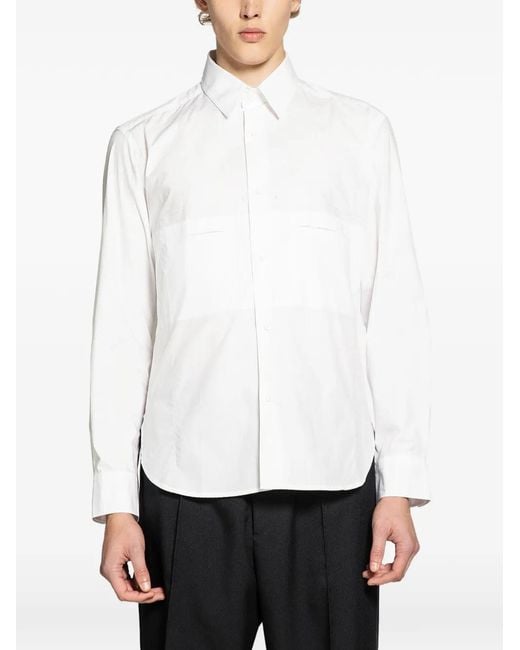 Craig Green White Flatlock Shirt for men