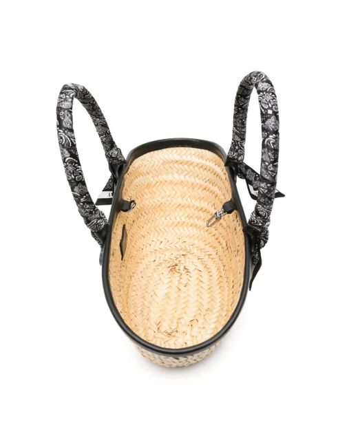 Amiri Metallic Ma Raffia Tote Bag