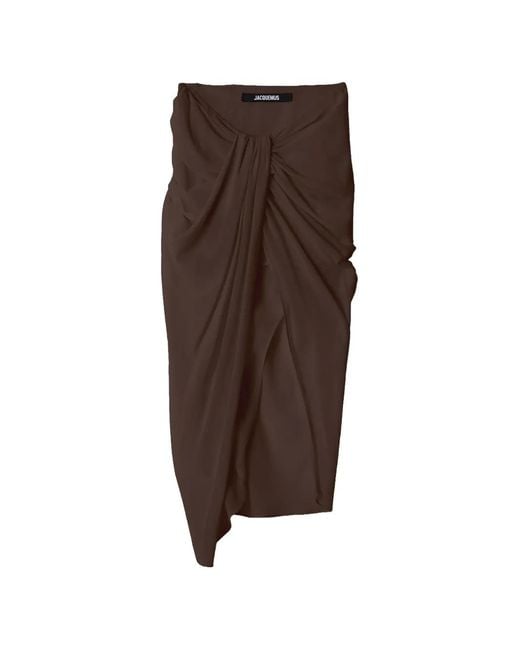 Jacquemus Brown Midi Skirts