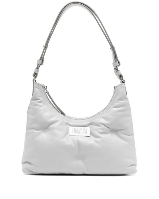 Maison Margiela Gray Small Glam Slam Shoulder Bag