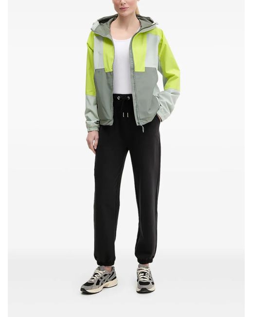 Helly Hansen Green Colour-Block Hooded Jacket