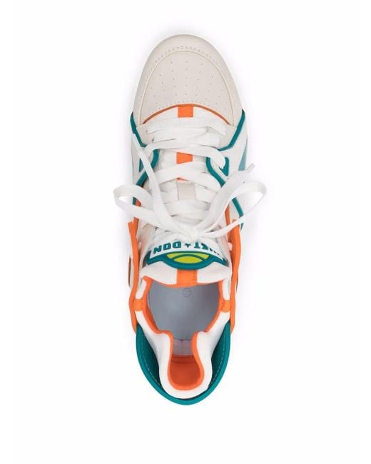 Just Don Multicolor Courtside Mid Sneakers