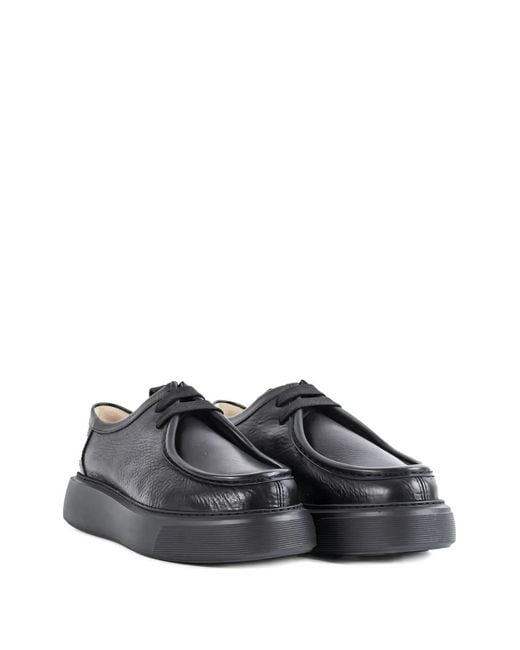Referenc Black Fernabee Leather Sneakers for men