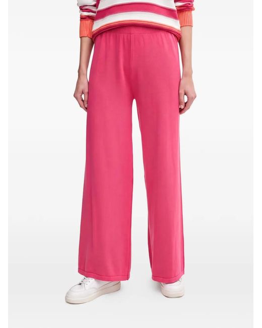 Benetton Pink Elastic-Waistband Trousers
