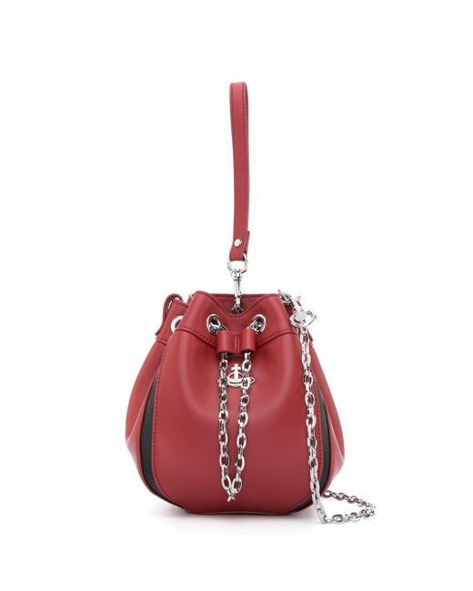 Bolso bombonera Chrissy de Vivienne Westwood de color Rojo Lyst