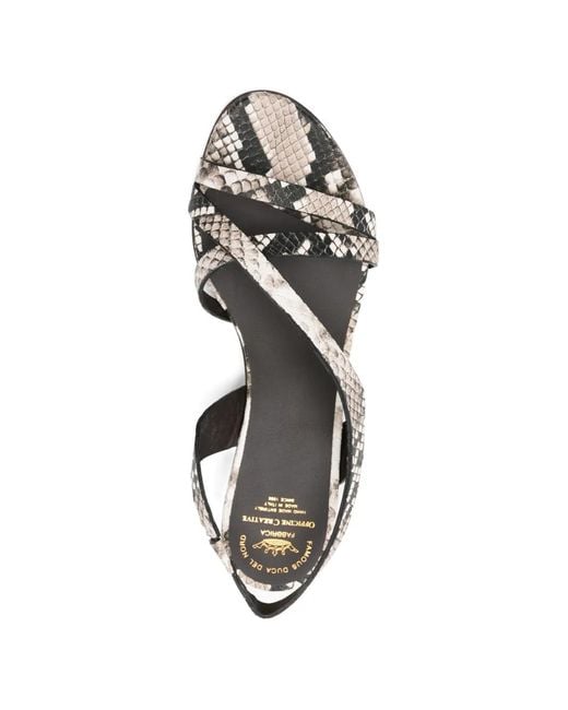 Officine Creative White Angie Heeled Sandals