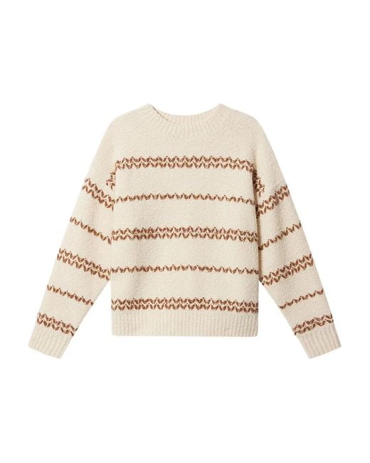Isabel Marant Natural Romain Striped Pullover for men
